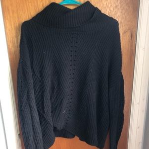 Black Cowlneck Sweater